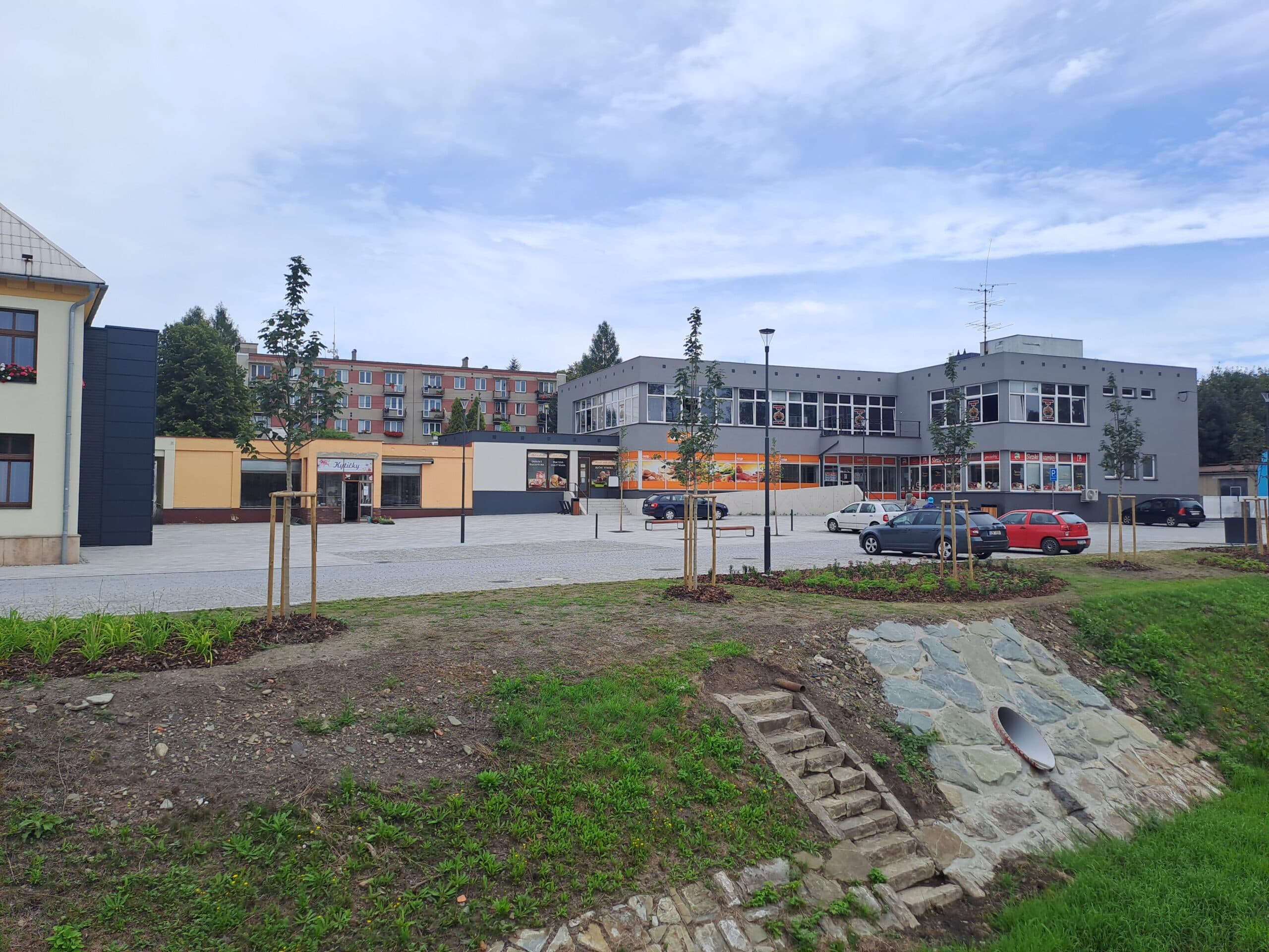 Kompletní rekonstrukce centra obce Kozlovice
